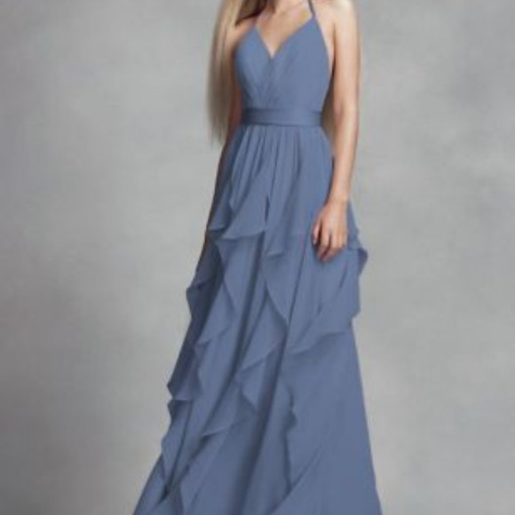 Olive Green Vera Wang Dress- Size 6 - Picture 5 of 5